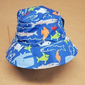 I Play Bucket Sun Hat 9-18 Months Blue